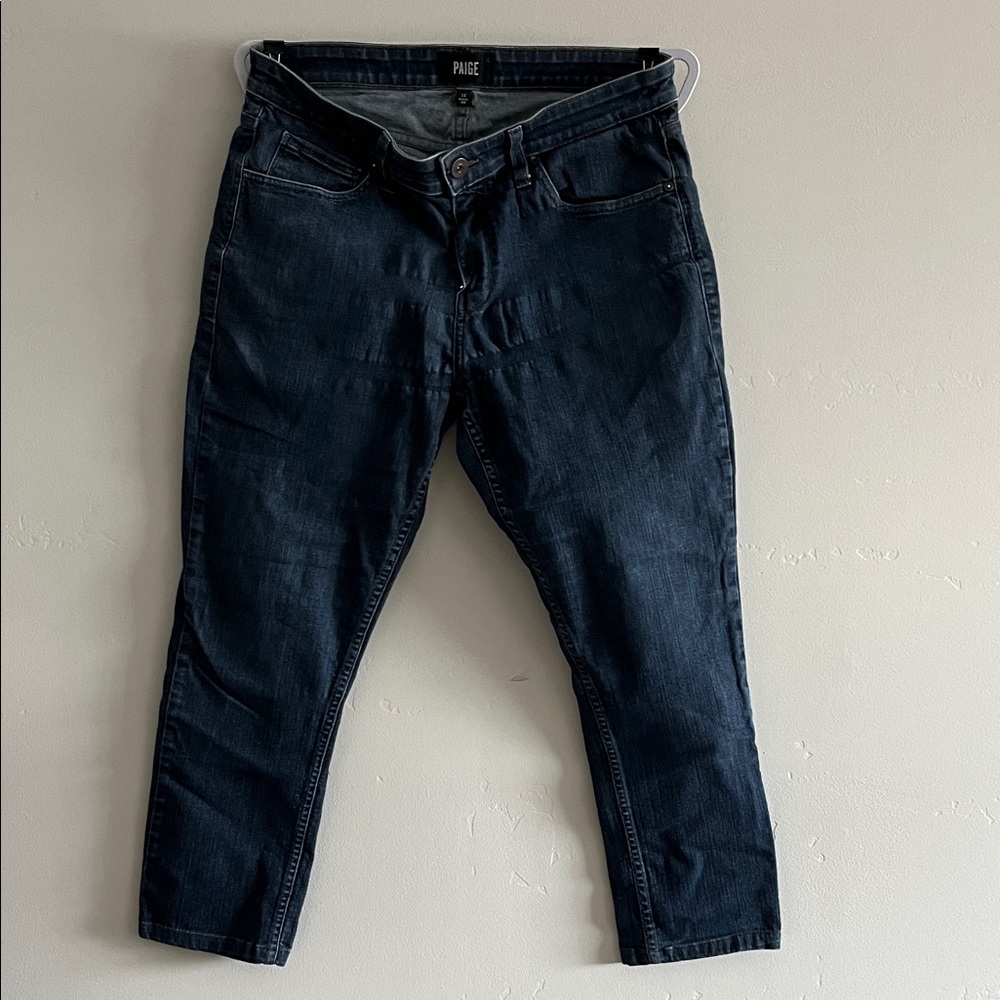 PAIGE Dark Wash Denim Jeans